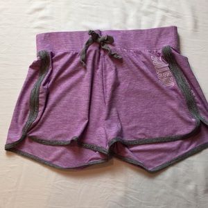 purple justice shorts